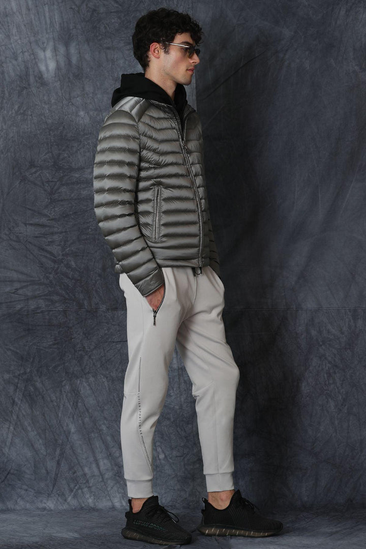 The Dapper Gray Goose Feather Men's Coat: Elevate Your Style and Warmth - Texmart