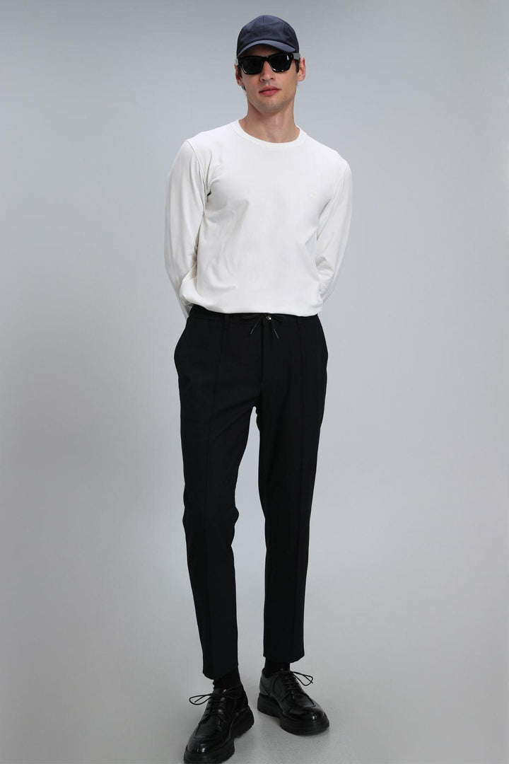 The Essential Comfort Long Sleeve T-Shirt in Off White - A Stylish and Cozy Wardrobe Upgrade for Men - Texmart