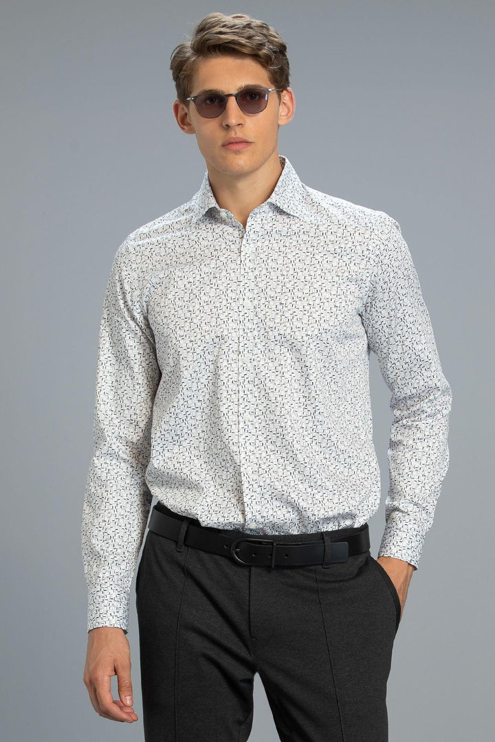 The Gray Elegance: Viktor Men's Smart Shirt, a Fusion of Style and Comfort - Texmart
