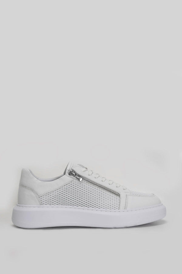 The Sentire Classic White Leather Sneakers: Timeless Style and Unmatched Comfort - Texmart