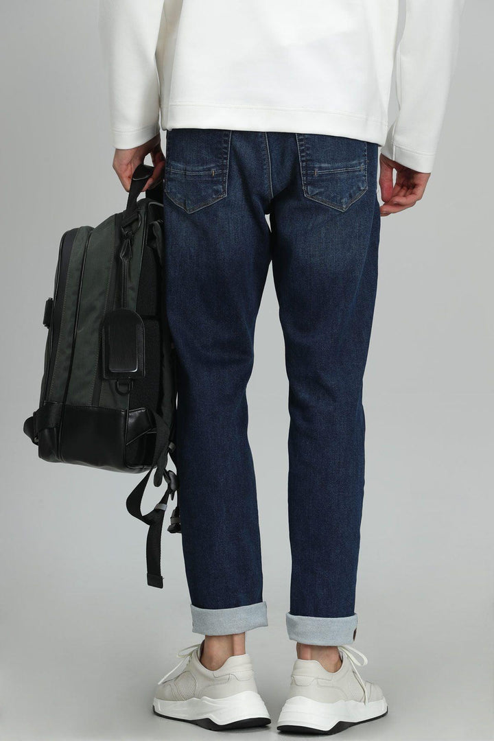 The Smart Denim Flex Slim Fit Trousers - A Modern Twist on Classic Blue Jeans - Texmart