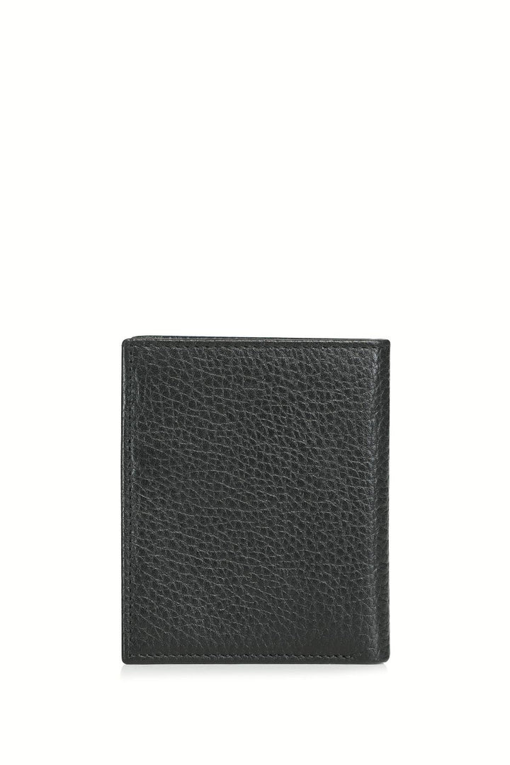 The Sophisticate Men's Genuine Leather Card Holder - Black Elegance - Texmart