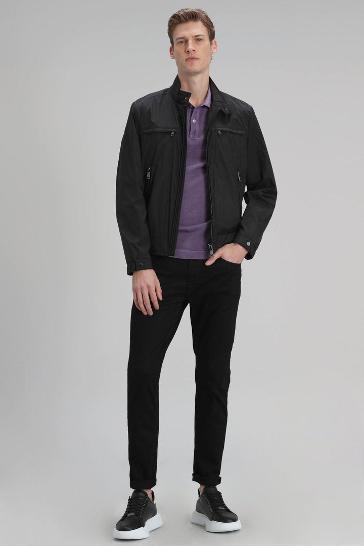 The Sophisticated Black Slim Fit Trousers: Elevate Your Style with Paul Smart Jean Men's Trousers - Texmart