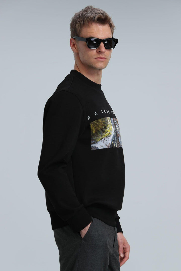 The Ultimate Black Comfort-Style Men's Sweatshirt - Texmart