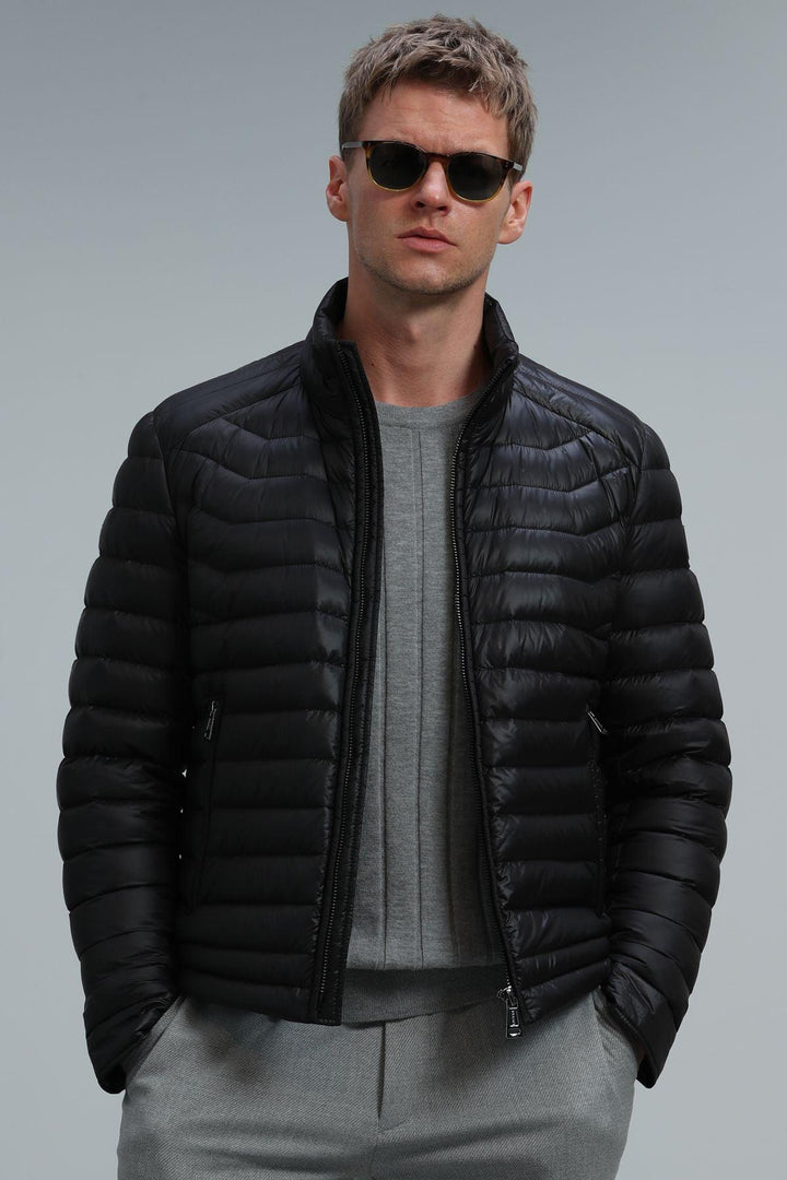 The Ultimate Black Feathered Men's Coat: Stay Warm and Stylish in Andy Kaz's Premium Outerwear - Texmart