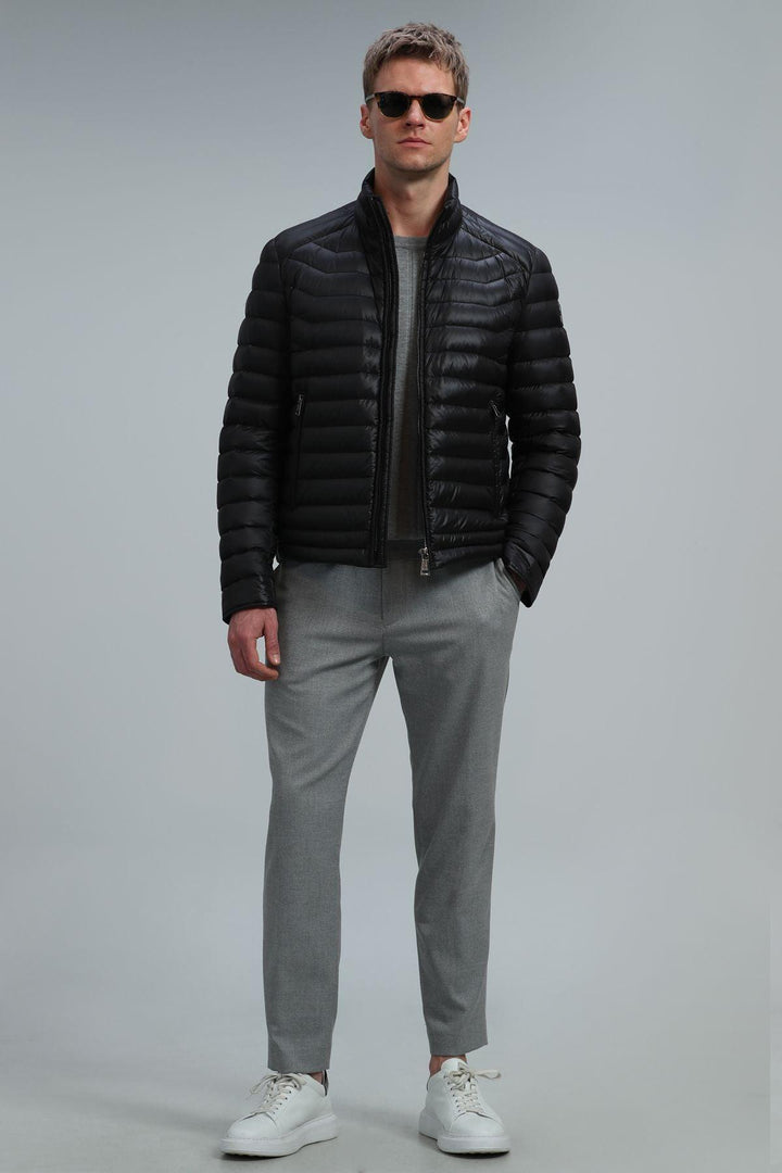 The Ultimate Black Feathered Men's Coat: Stay Warm and Stylish in Andy Kaz's Premium Outerwear - Texmart