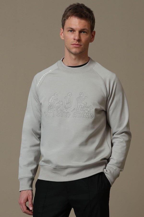 The Ultimate Comfort Blend Men's Beige Sweatshirt: A Stylish and Cozy Wardrobe Essential - Texmart
