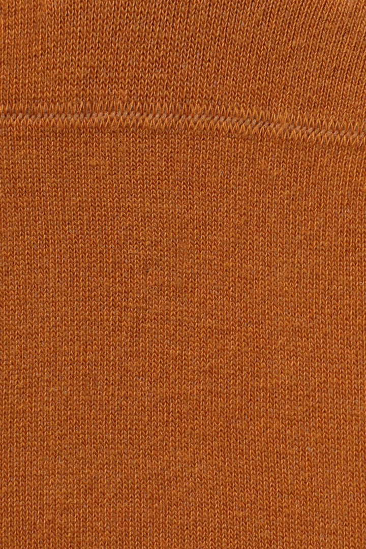 Vibrant Orange Delight: Premium Comfort Men's Ballerina Socks - Texmart