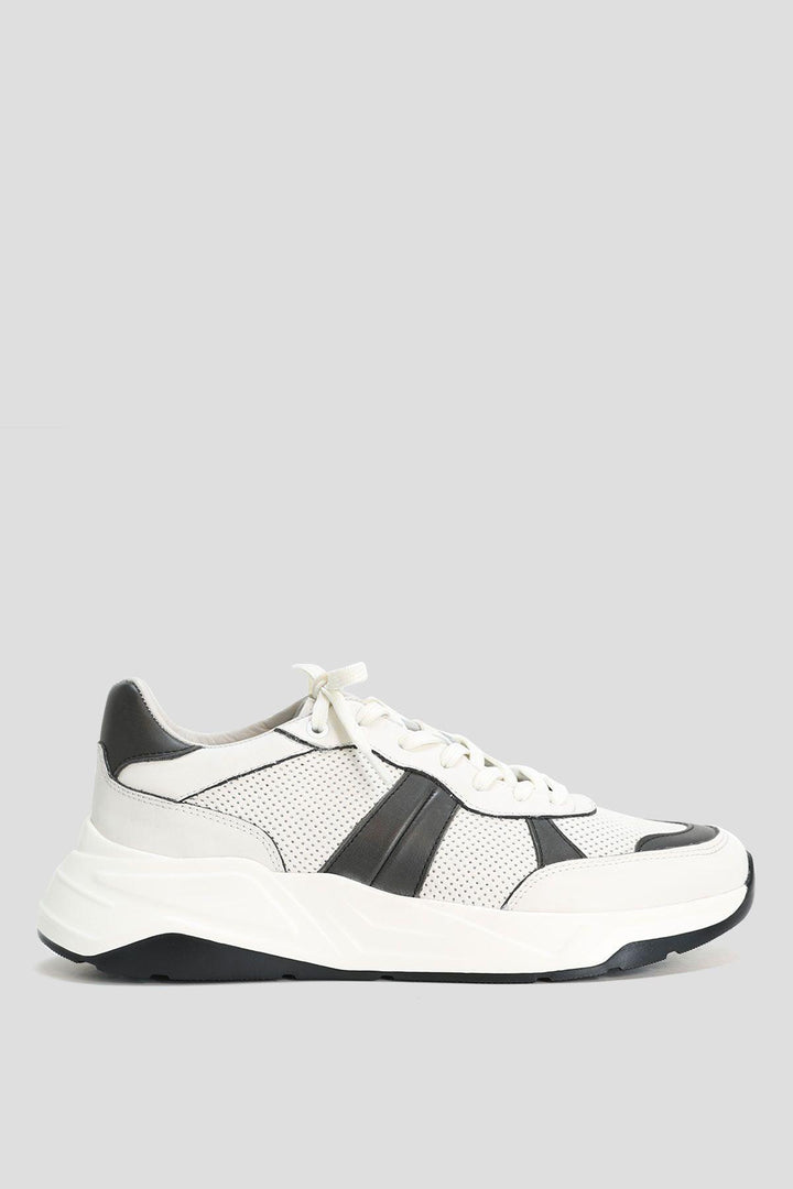 White Leather Elegance: The Ultimate Men's Sneaker Shoes - Texmart