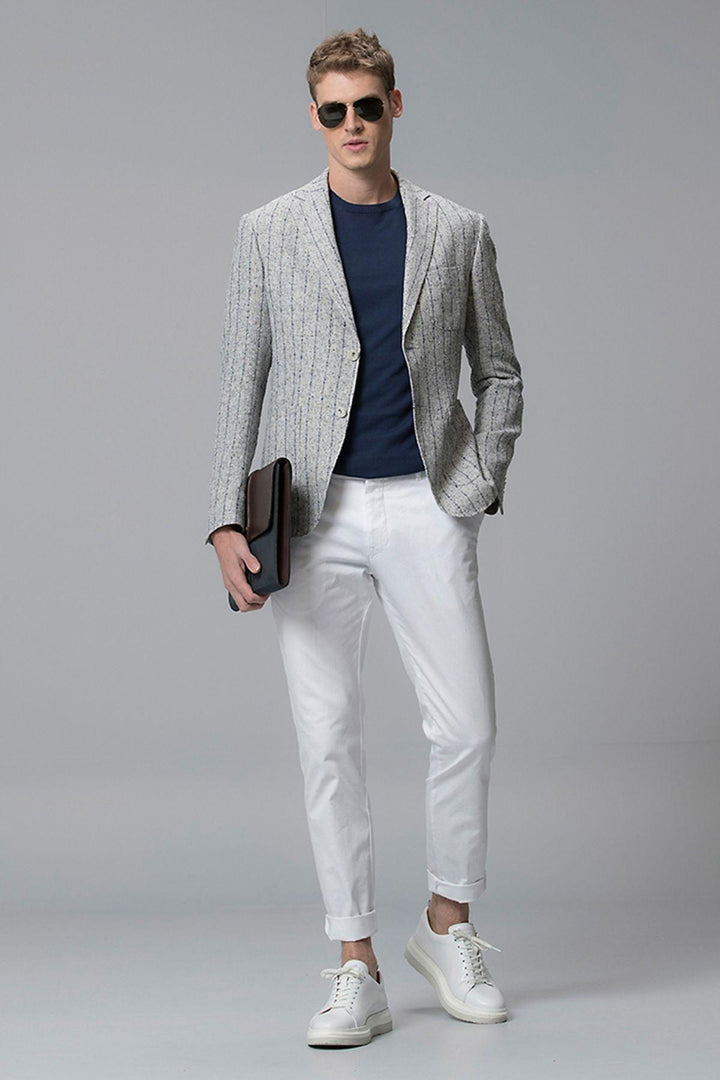 White Sands Slim Fit Chino Trousers: Elevate Your Style with Smartness - Texmart